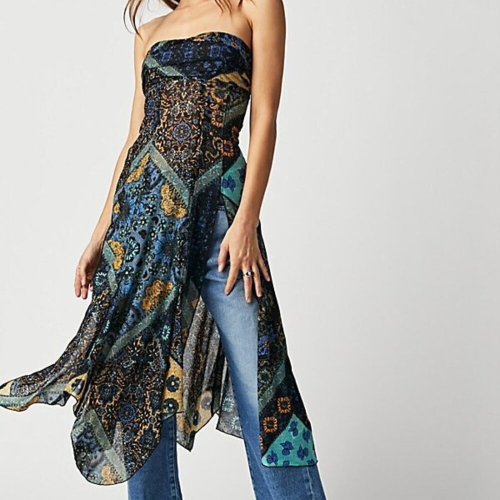 Free People Heartbeats Tube Midi Length Top